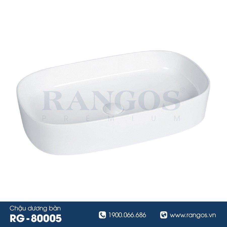 CHẬU RỬA LAVABO ĐẶT BÀN RANGOS RG-80008B