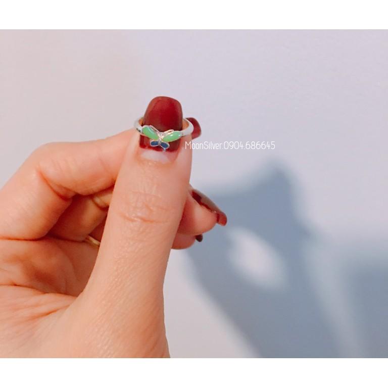 Nhẫn bạc trẻ em 4-7 tuổi hình cánh bướm