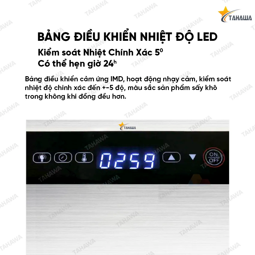 Máy sấy thực phẩm 5 KHAY TAHAWA DBC-05A- Hàng Chính Hãng- Bảo hành 2 năm