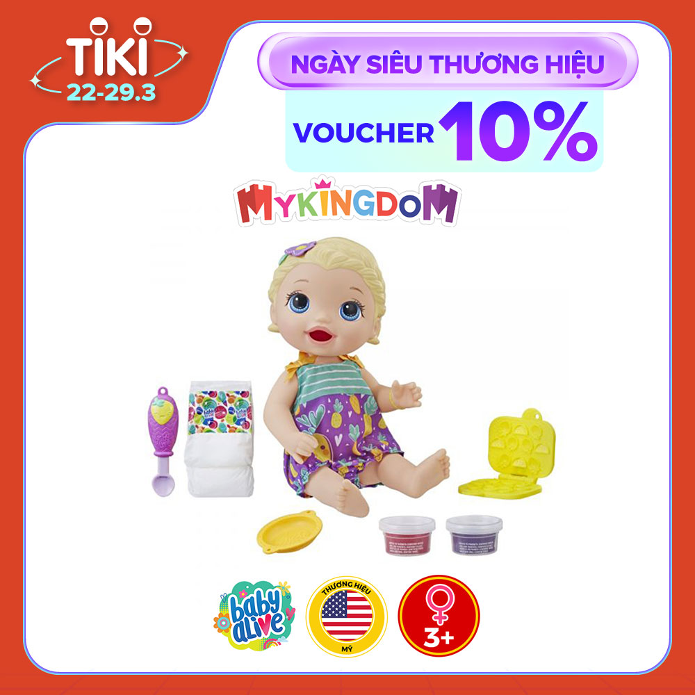 Bé Lily Tập Ăn Dặm Baby Alive E5841