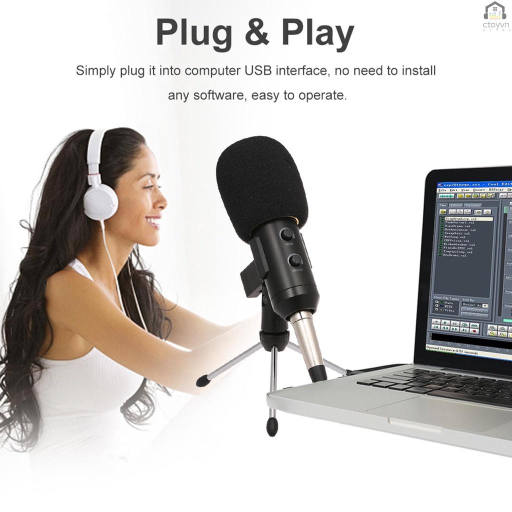 Micro USB thu âm giọng nói chuyên dụng cho máy tính
