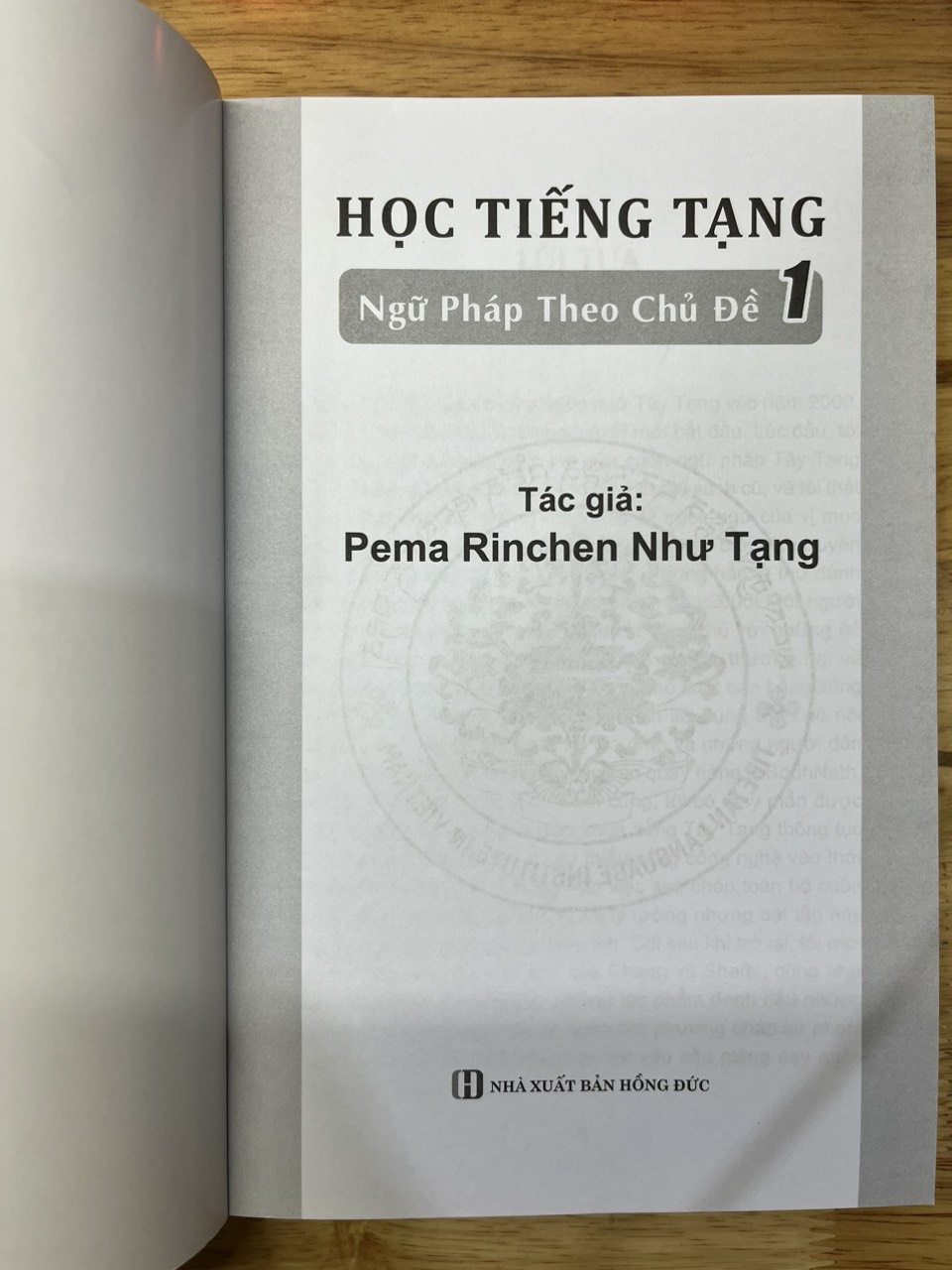Học Tiếng Tây Tạng - Ngữ Pháp Theo Chủ Đề 1