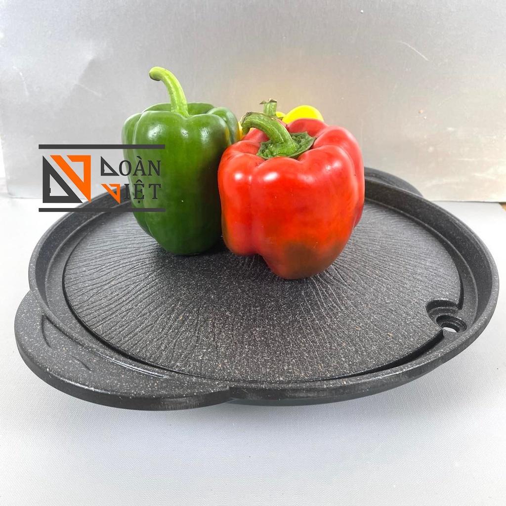 VĨ NƯỚNG BBQ, CHẢO BÍT TẾT - VÂN ĐÁ HOA CƯƠNG CHỐNG DÍNH . Xuất xứ HÀN QUỐC , an toàn tuyệt đối cho sức khoẻ
