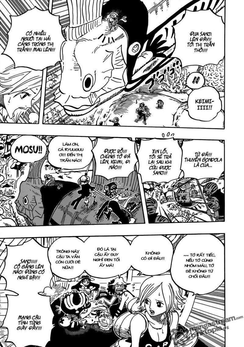 đảo hải tặc - one piece chapter 609 16