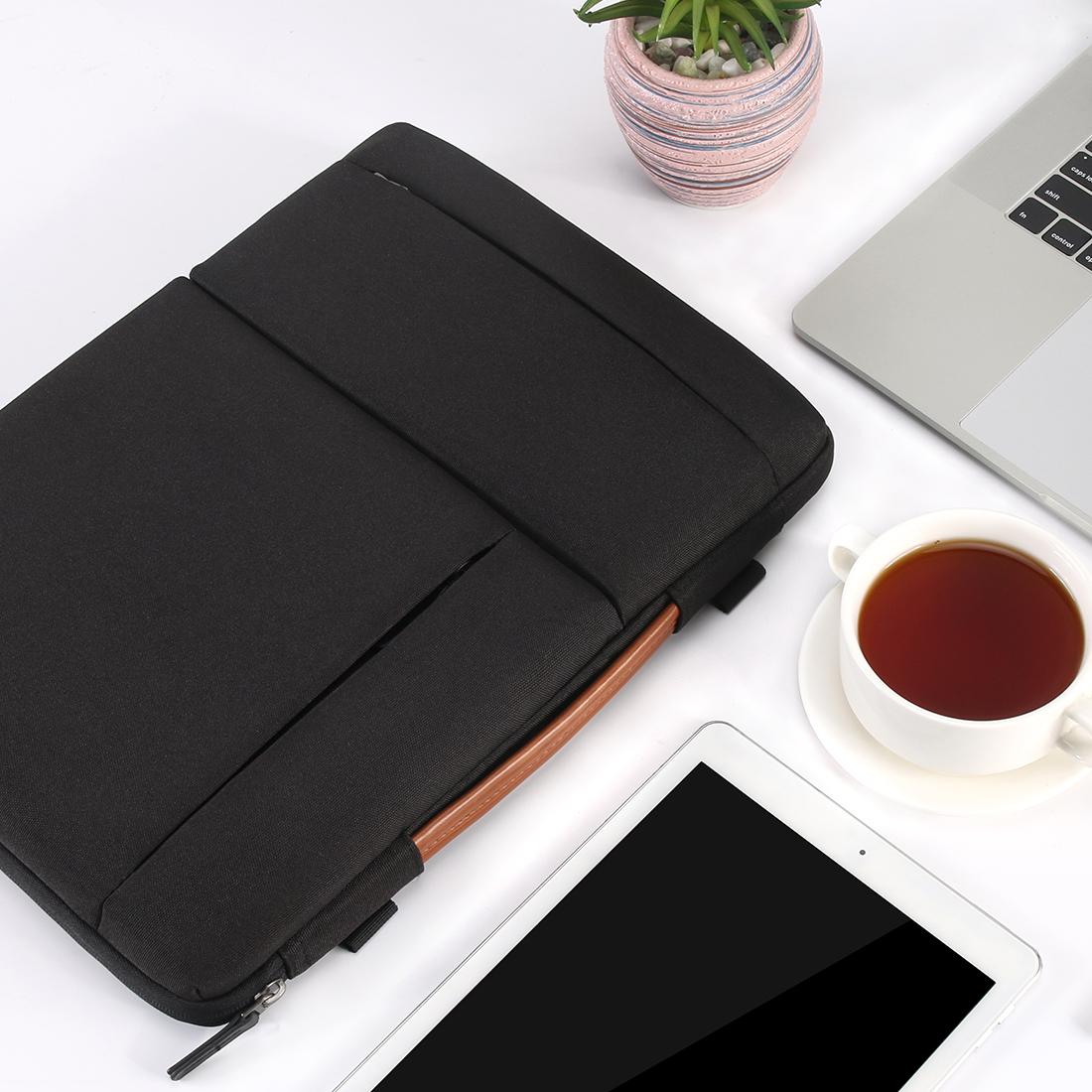 Sử Dụng Đa Năng Dây Đeo Túi Đựng Laptop Có Tay Cầm Cho 10 "13" 14 "15.6" 17 "inch Chống Sốc Đựng Máy Tính, đen
