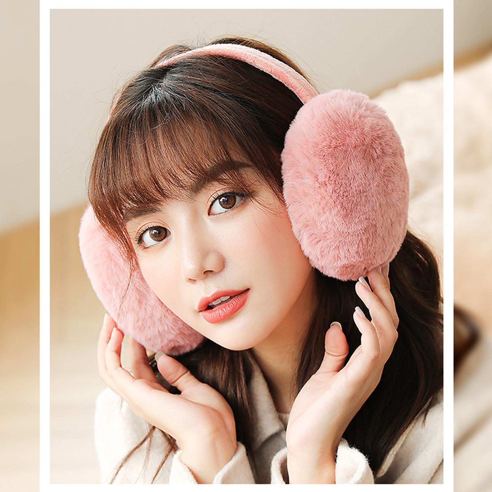 Bịt Tai Lông Thú Giữ Ấm Sang Trọng Cho Nữ