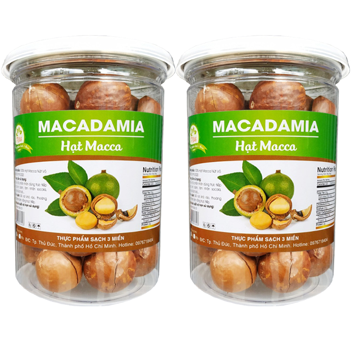 Hạt macca nứt vỏ sấy chín thực phẩm dành cho sức khỏe - Mỗi Hũ 300G