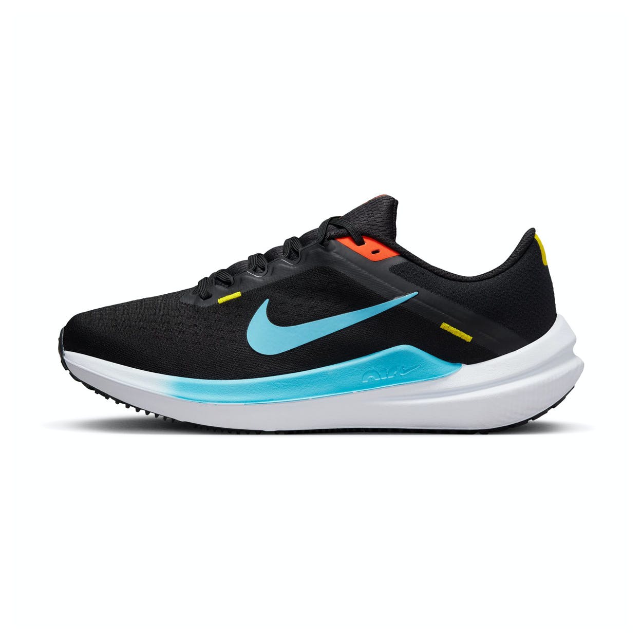 Giày chạy bộ Nữ NIKE W AIR WINFLO 10 - BLACK/BALTIC BLUE-SPEED YELLOW-WHITE - 8.5 US