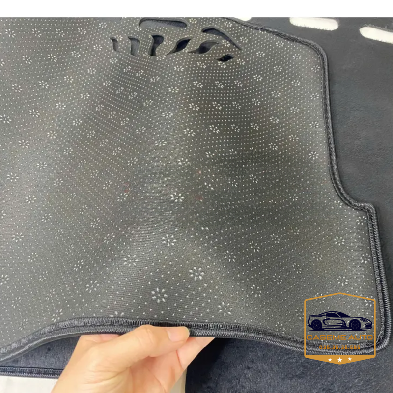 Thảm Taplo 3 Lớp Cho VinFast Limo Green – Nhung Lông Cừu & Da Vân Carbon Cao Cấp, Chống Nắng – Bảo Vệ Taplo Hiệu Quả - Hàng Chính Hãng