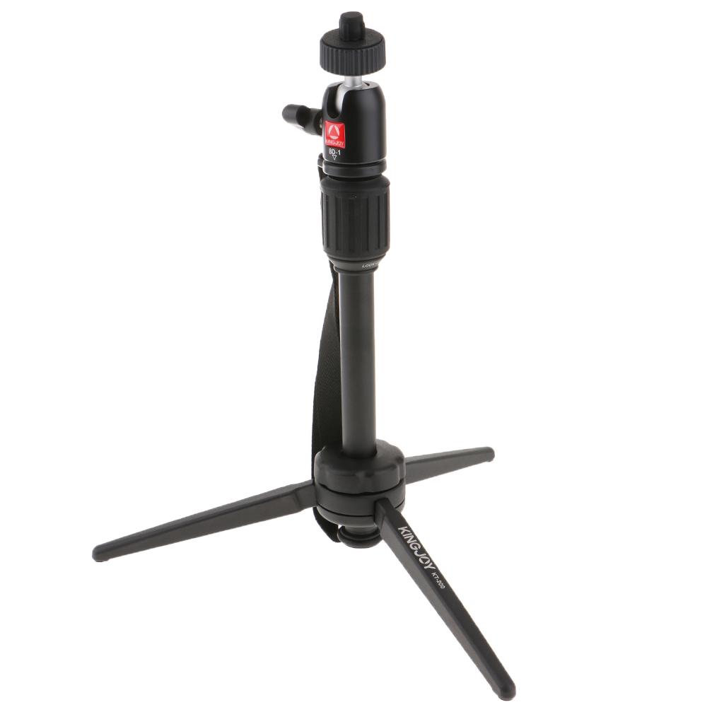 Mini Tabletop Camera Tripod Stand Holder with Ball Head For DSLR SLR Camera - Black