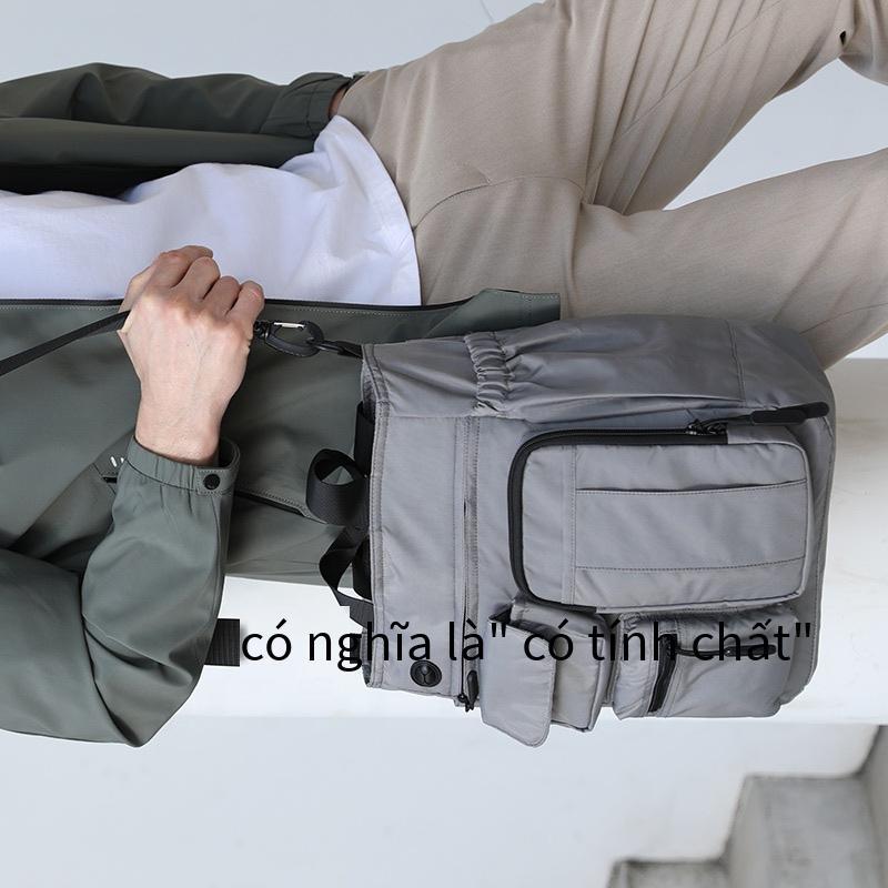 Đảm bảo chất lượng túi đeo vai công sở dành cho nam đi công tác nhẹ di động thông thường nhiều lớp máy tính 14 inch túi đựng tài liệu A4 dung lượng lớn