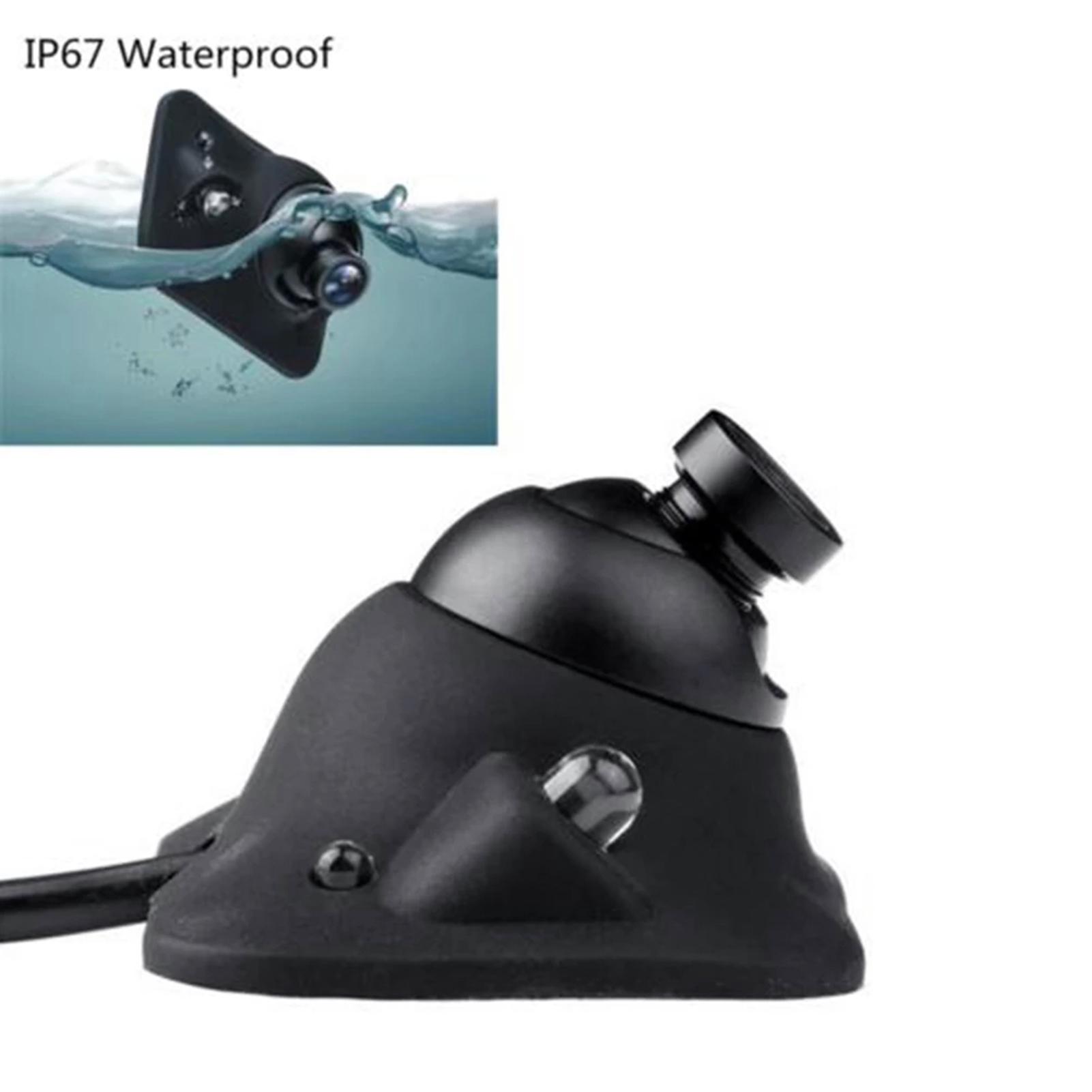 Car Rear View Camera 12V HD Night Vision Backup Camera, Intelligent Sensor Blind Spot Camera IP67 Waterproof Reversing