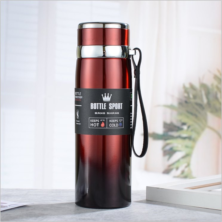 Bình Giữ Nhiệt Inox 304 Cao Cấp - YOGA QG, Bottle Sport, Thiết Kế Sang Trọng, Hiện Đại, Tiện Dụng, Có Lớp Tráng Bạc Giúp Tăng Hiệu Quả Giữ Nhiệt