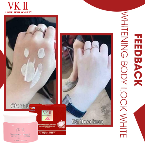 Kem Body Dưỡng Trắng Da Collagen 200g VK II