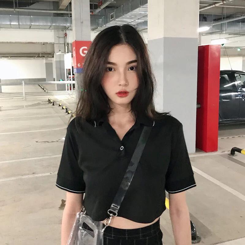 Áo Croptop Đen (Sỉ 35k)