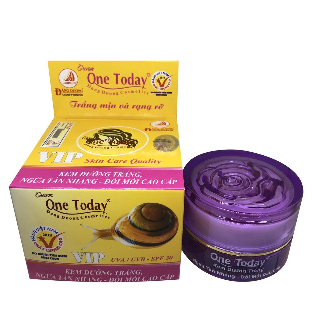 KEM DƯỠNG TRẮNG NGỪA TÀN NHANG ĐỒI MỒI CAO CẤP ONE TODAY VIP 15G + TẶNG SỮA RỬA MẶT ONE TODAY