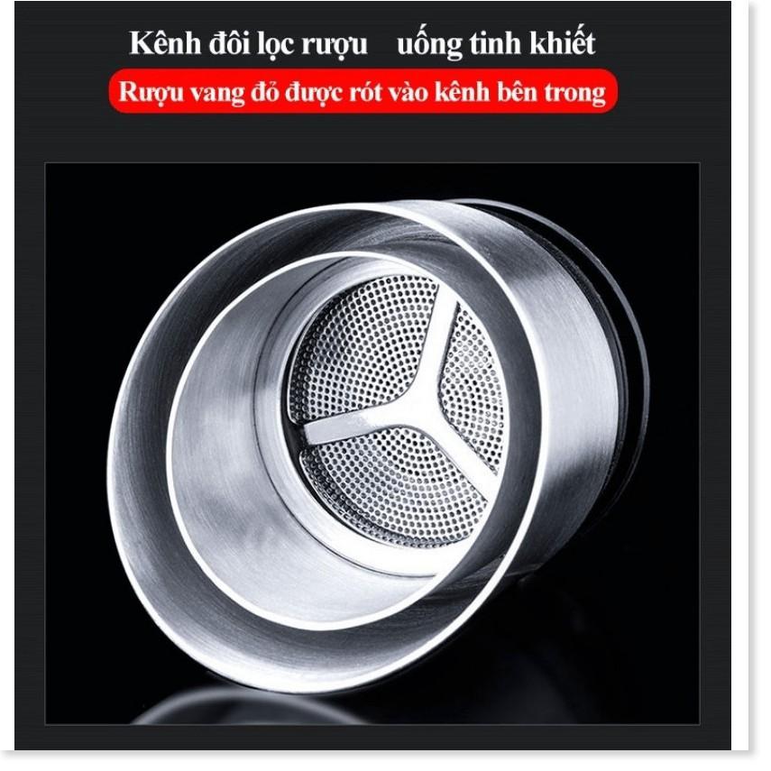 Bình chiết champagne đỏ kiểu thác