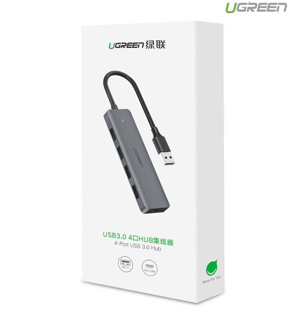 Bộ chia USB 1 ra 4 cổng USB 3.0 Ugreen 50985 - Hàng Chính Hãng