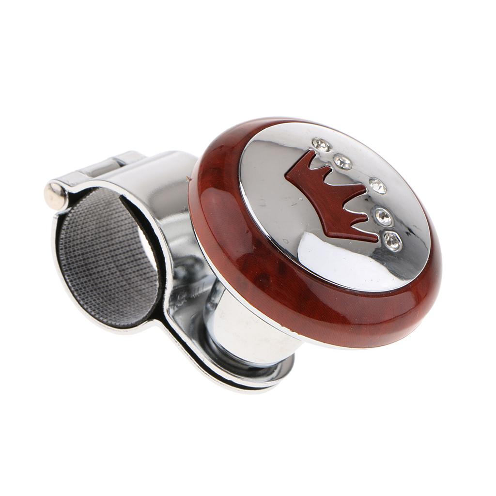 2X Car Steering Wheel  Knob Aid Power Assister  Universal Plating