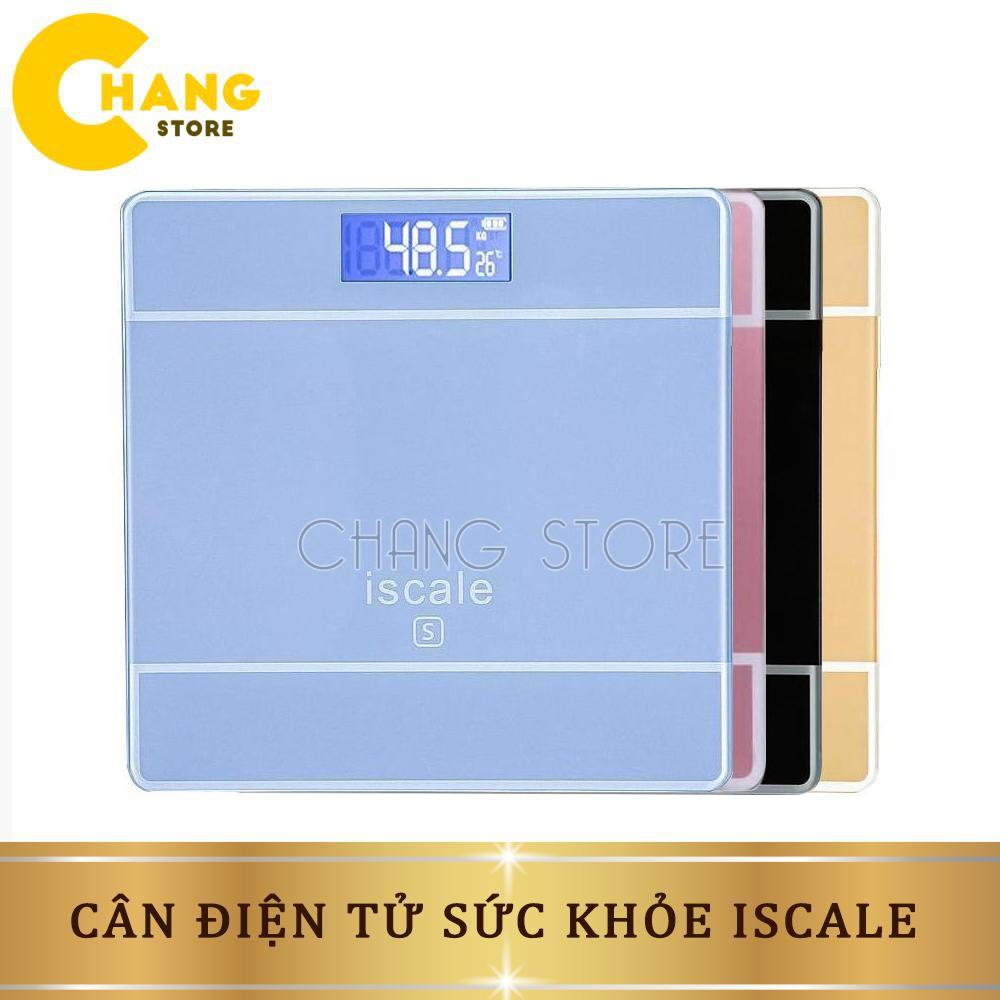 Cân Điện Tử iScale S - Cân Điện Tử 180 Kg công nghệ 4 cảm biến thông minh, Mặt Kính Cường Lực