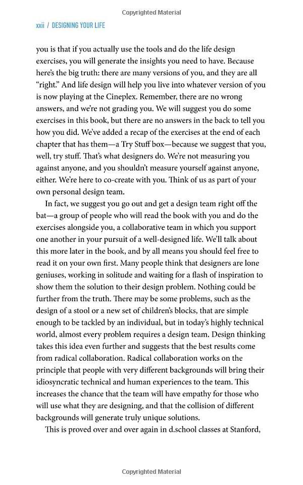 Designing Your Life : Build A Life That Works For You