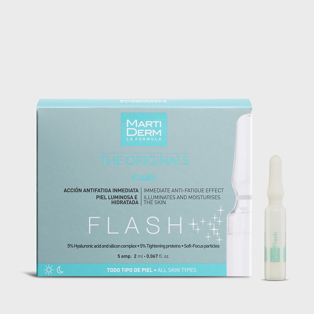 Ampoule Dưỡng Ẩm, Làm Sáng Da & Giảm Mệt Mỏi Tức Thì - MartiDerm The Originals Flash