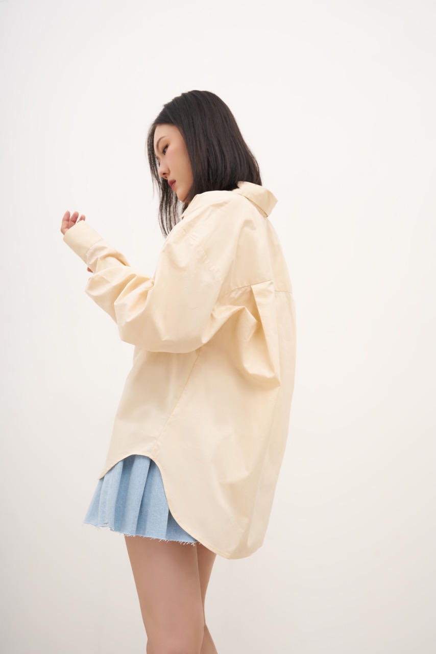 DOTTIE - Áo Sơmi Căn Bản Đắp Túi T0656