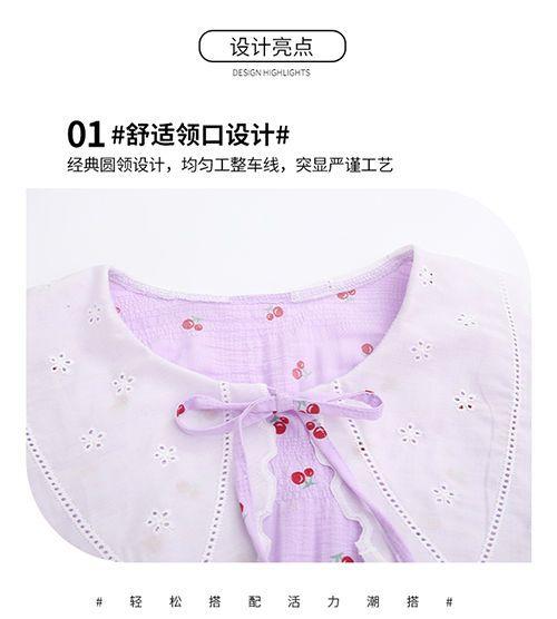DONGSHOP HOT Cô gái ăn mặc 2023 mùa hè ăn mặc cô gái váy công chúa Mid-Boy Cherry hoa đầm đầm đầm đầm mùa hè cho trẻ em