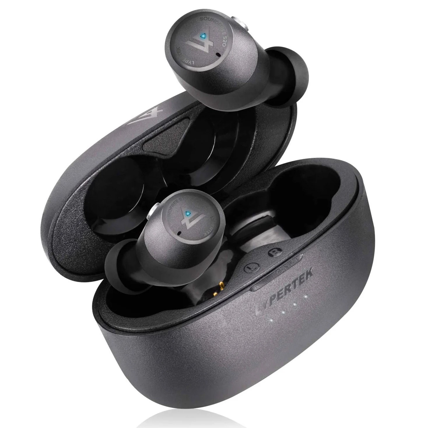 Tai nghe True Wireless Lypertek Soundfree S20 - Loa Dynamic 6mm, Micro chống ồn CVC 8.0, Xuyên âm, Sạc không dây, Bluetooth 5.0, Pin khủng 48 giờ, Chống nước IPX5 - Hàng Chính Hãng