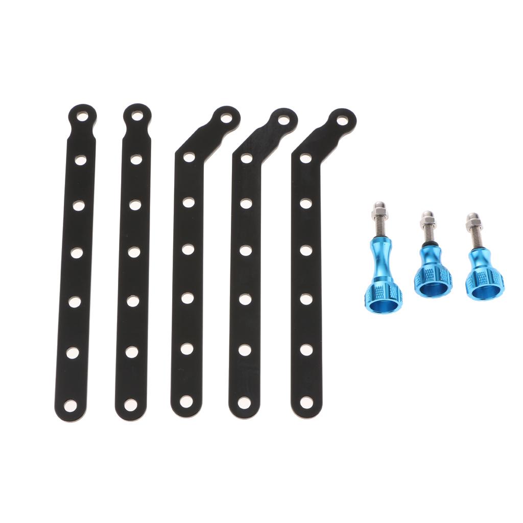 CNC Aluminum Alloy Folded Extension Arm Selfie Stick for for GoPro Hero Action Cameras