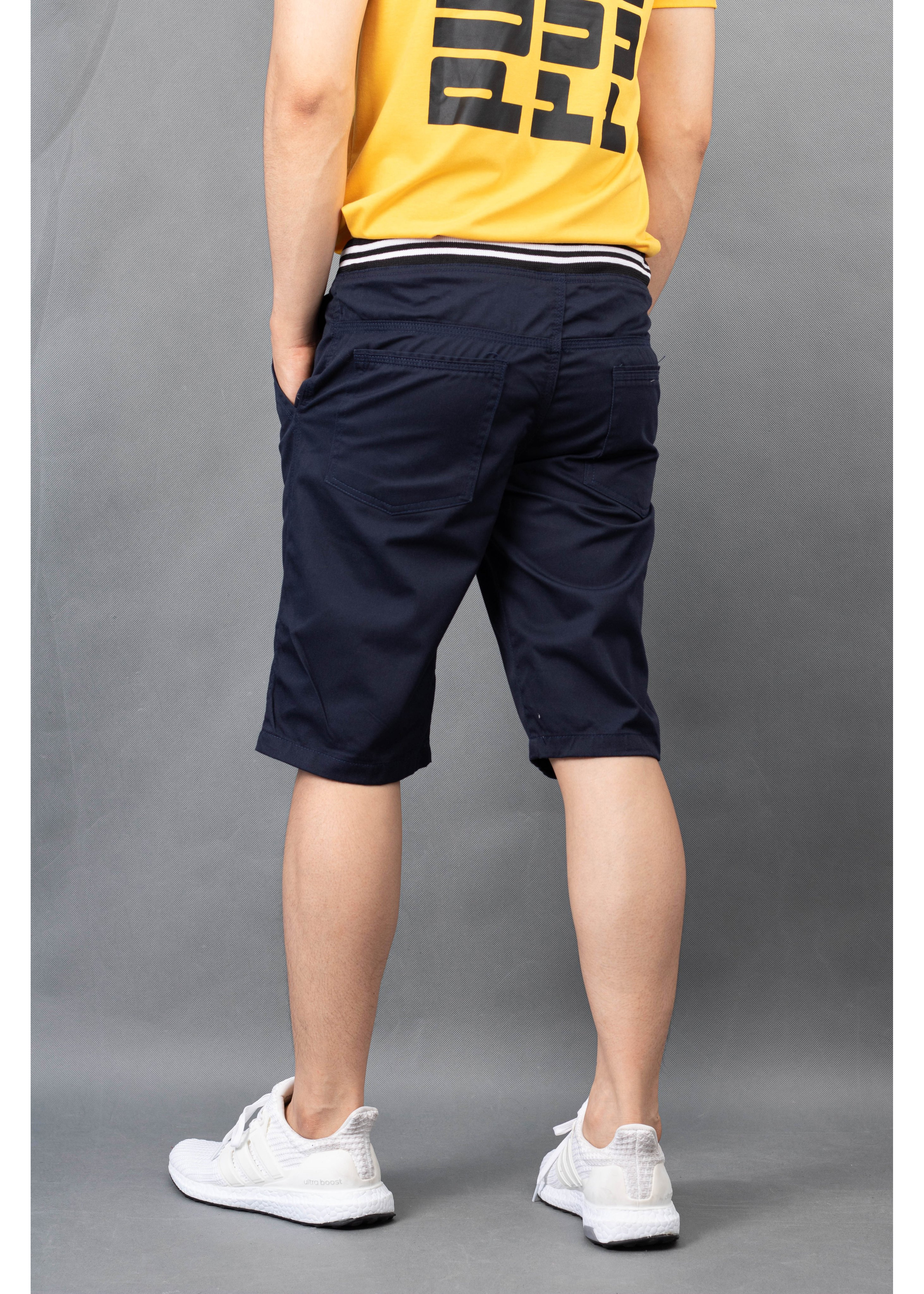 Quần short thun lưng thun vải co giãn