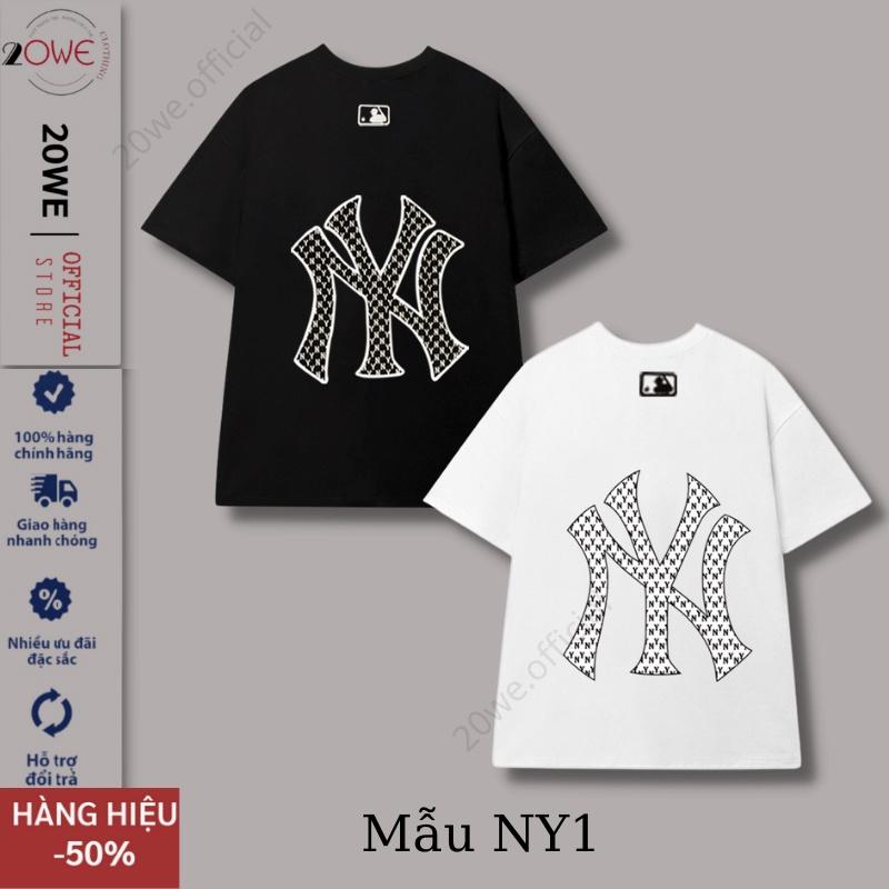 Áo thun Cotton phiên bản Premium N.Y, Áo thun tay lỡ form rộng Unisex cao cấp