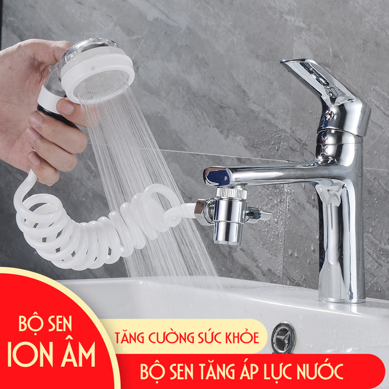 Bộ vòi sen phụ lắp chậu rửa mặt Lavabo và chậu rửa bát vô cùng tiện lợi