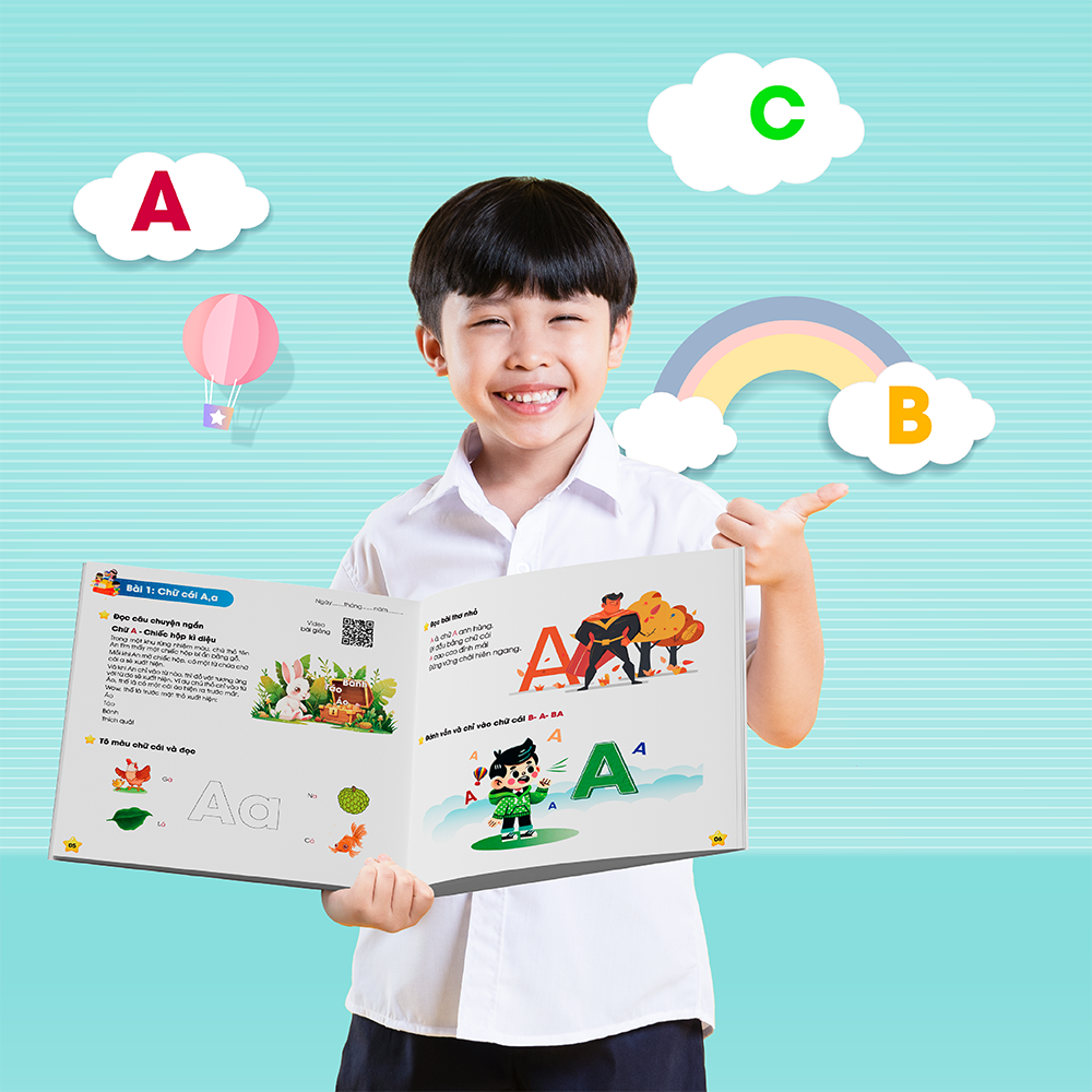 Sách Cho Bé Từ 3-6 Tuổi - Ngữ Âm Đầu Đời Của Bé, Chữ cái kỳ diệu Tập 2 - Tác Giả Phan Hồ Điệp và Pantado Giúp bé làm quen với mặt chữ, ngữ âm