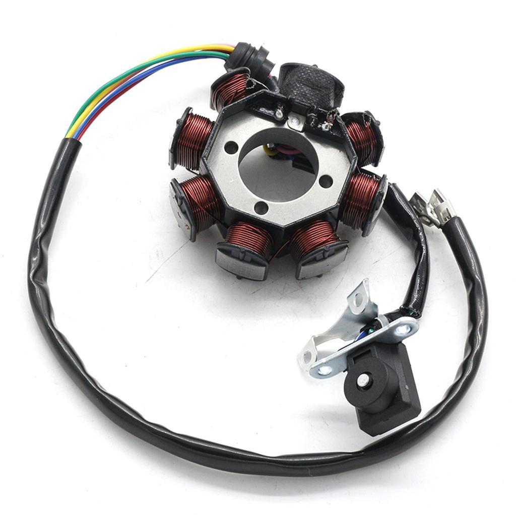 12V Metal New Magneto Stator Ignition Coil Armature Module fit for ATV Motorcross Motorbike