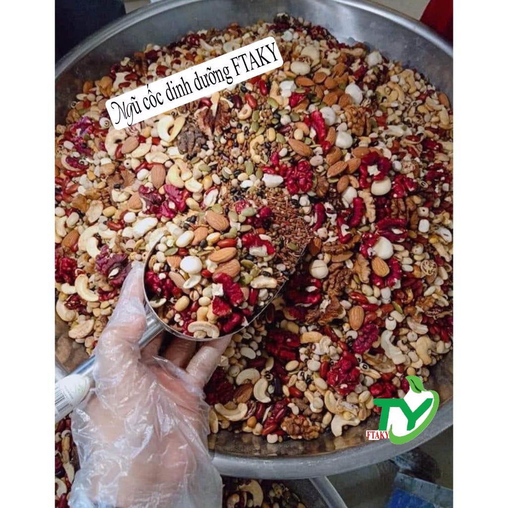 Bột ngũ cốc dinh dưỡng 500g loại 21 hạt Ngũ Cốc tốt cho người ăn kiêng, cân bằng dinh dưỡng trẻ em và gia đình