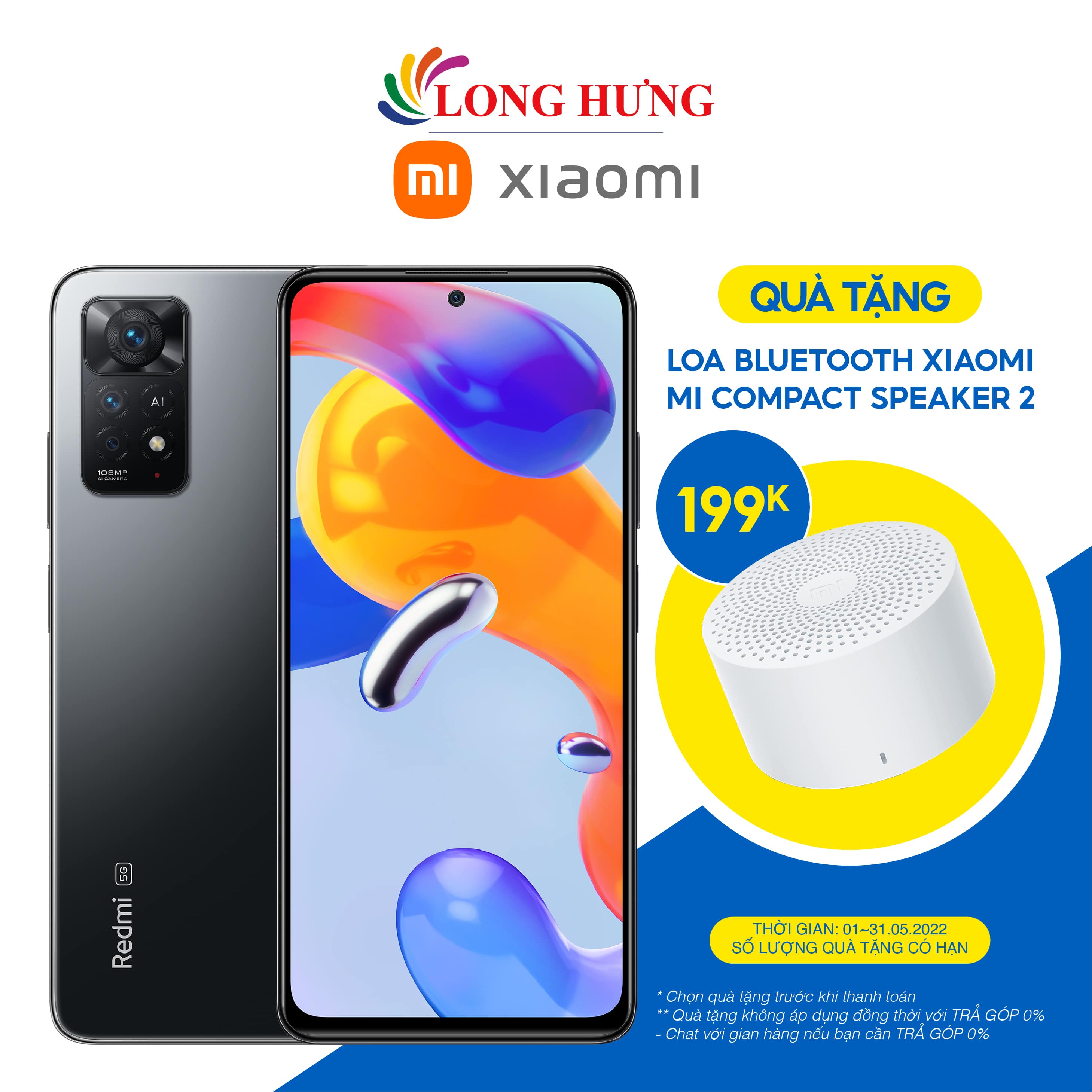 Điện thoại Xiaomi Redmi Note 11 Pro 5G (8GB/128GB) - Hàng chính hãng