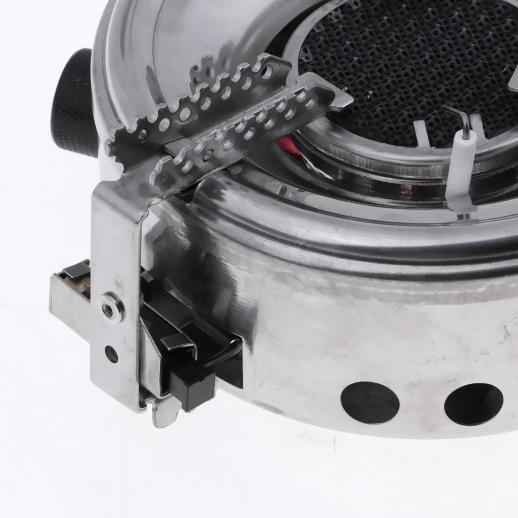 Outdoor Cooking Burner Folding Stainless Steel BBQ Camping Gas Stove 3500W