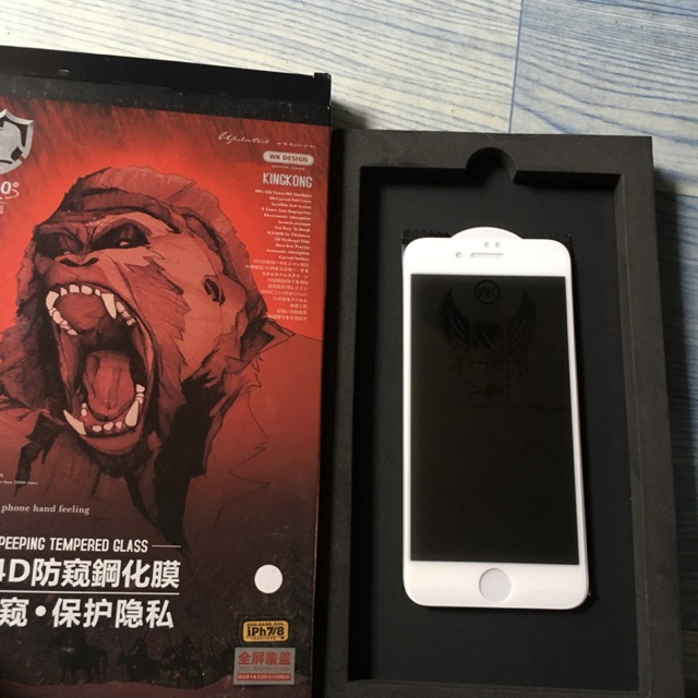 Kính Cường Lực Chống Nhìn Trộm KingKong Dành Cho iPhone 14 promax, 13 Promax, 12 Promax, 11 Promax, Xsmax - Dán Full Màn - Hàng chính hãng_B121