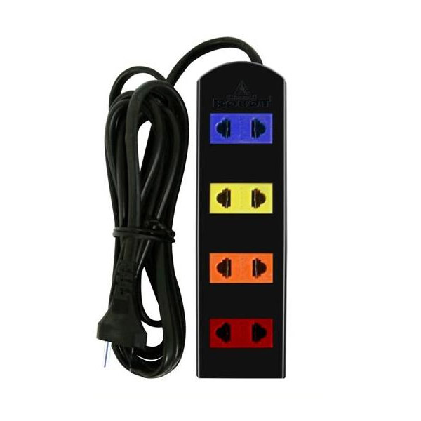 Ổ cắm điện Robot 4 ổ 2 chấu 4S2 – dài 5m – Hàng chính hãng