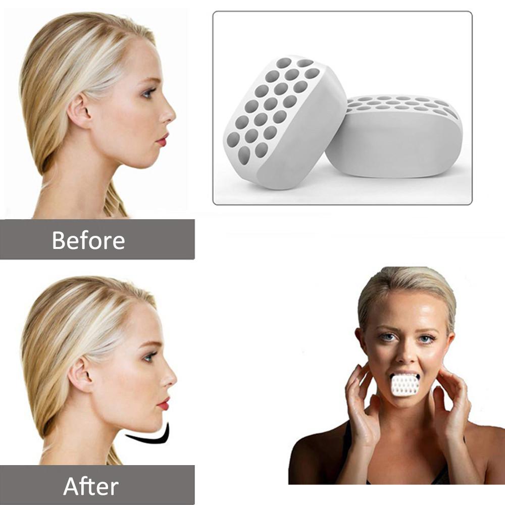 1/2PCS/LOT LINE LINE LINE BALL JAW LINE LINER FACIAL THEOT MUSCLE BALL JAWLINE CHAW BALL Workout Thiết bị tập thể dục Color: G 1 pcs storage box