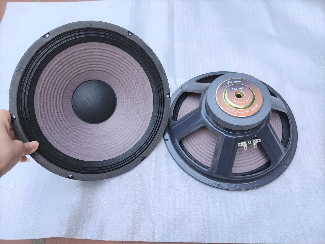 LOA BASS 30 JB AUDIO GÂN VẢI 3 XẾP MÀNG TÍM TỪ 120 CÔN 36 - 2 LỚP - KHUNG SẮT