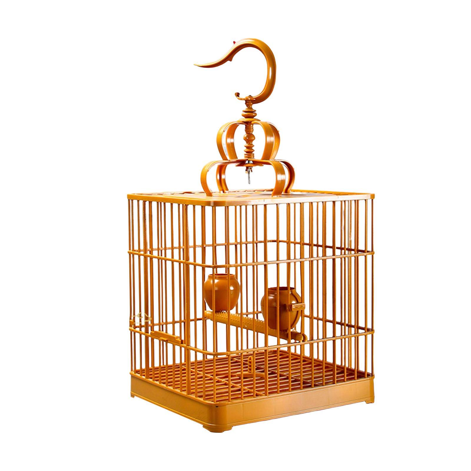 Durable Bird Cage Assembly Breathable Hanging House for Parrot Finches