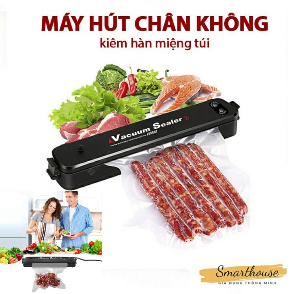 Máy hút chân không kèm hàn miệng túi tự động bảo quản thực phẩm