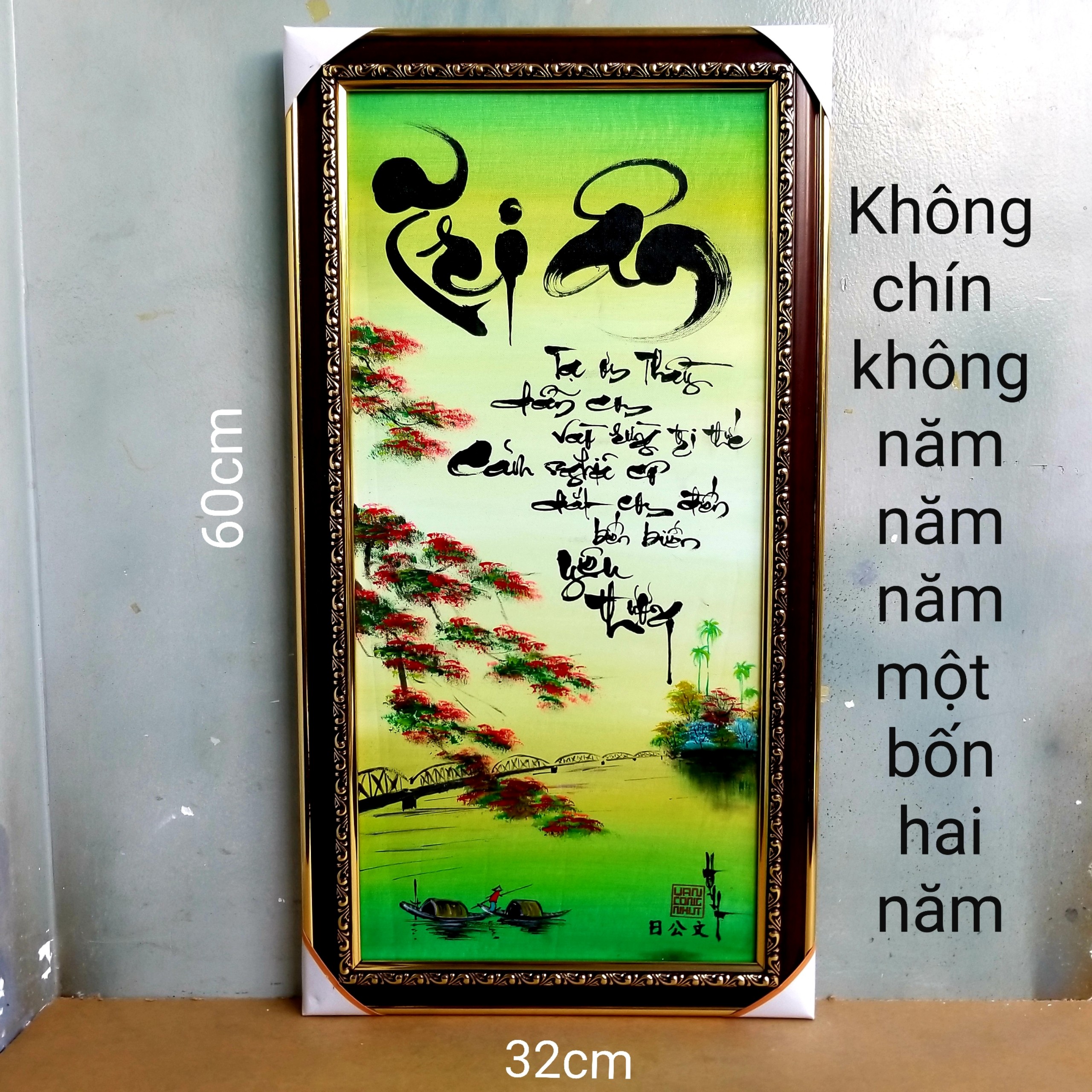 Quà tặng thầy cô. Tranh thư pháp tri ân thầy cô, Quà tặng 20/11, 8/3,quà sinh nhật.
