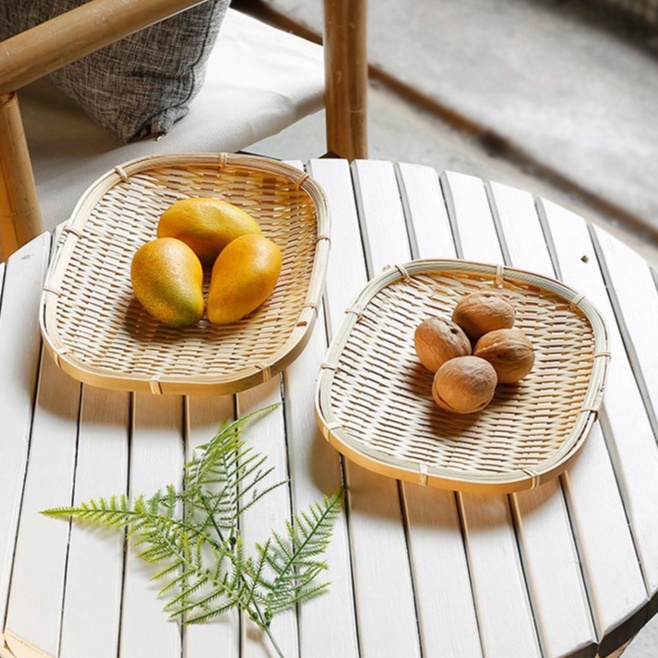 Mẹt tre đan đa năng BAMBOOO ECO nhiều kích cỡ trang trí decor