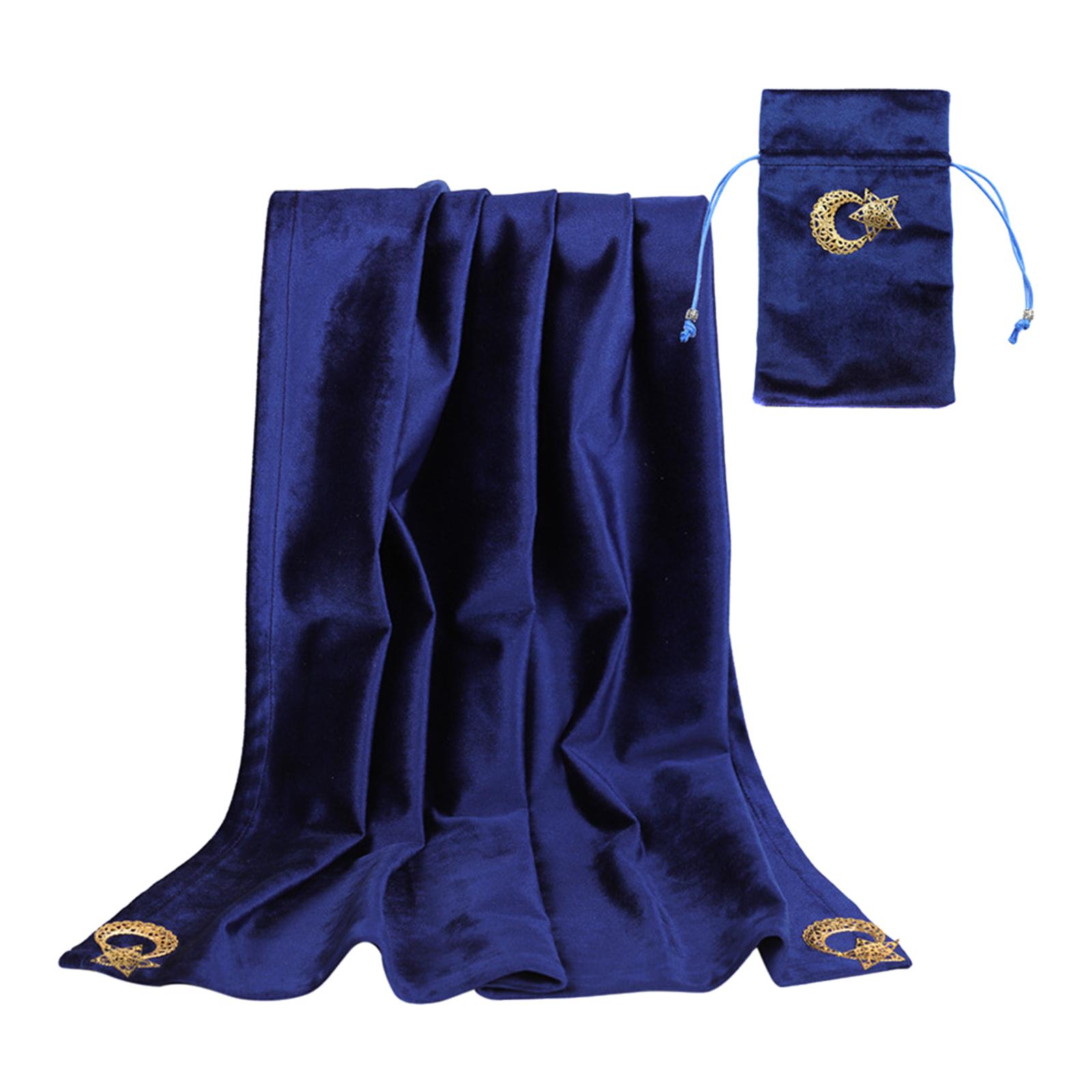 Altar Tarot Card Cloth Tablecloth Soft Velvet Astrology Tarot Divination Cards Table Cloth Tapestry with Pouch