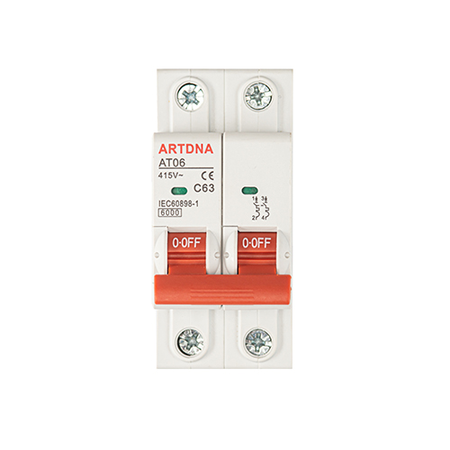 Thiết bị đóng cắt - Attomat 2 pha 63A AT06-2/63