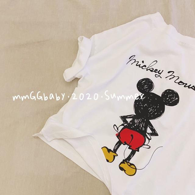 Áo micky mẹ con chất cotton siêu mềm mịn