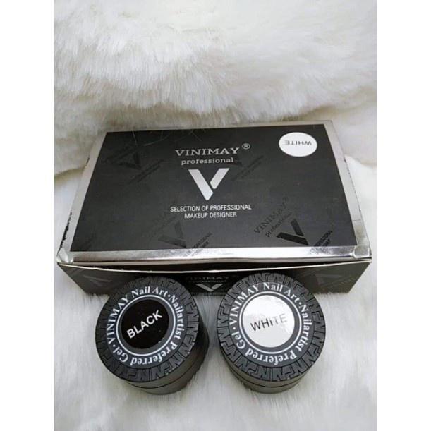 Gel tơ nhện trắng đen tiện lợi cho thợ nail, gel mạng nhện